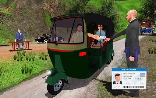 Auto Rickshaw Driving Game screenshot 2