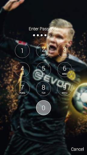 Lock Screen for Haaland   Wallpapers screenshot 2