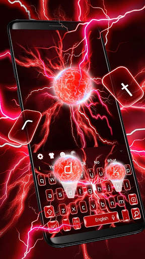 Red Lightning Keyboard screenshot 2