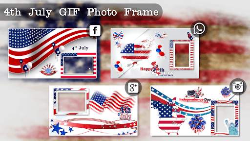 4th July GIF Photo Frame / 4th of July Photo Frame screenshot 2