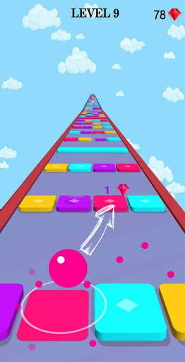 Ball switch 3d jumping ball Cube Ball Game screenshot 2