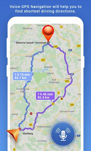 Voice GPS Navigation Map screenshot 2
