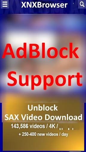 Xnx Browser: Xnx Unblock and Sax Video Download स्क्रीनशॉट 4