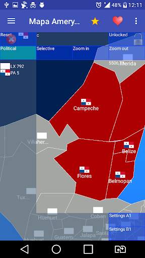 Map of North America Free screenshot 4