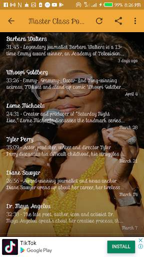Oprah Winfrey || MasterClass -SuperSoul screenshot 4