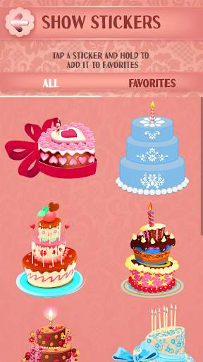 Birthday Stickers 5 تصوير الشاشة