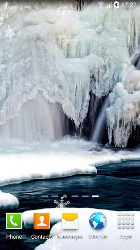 Winter Waterfalls Wallpaper screenshot 3