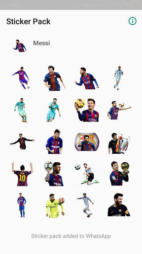 Messi Stickers For WhatsApp screenshot 2