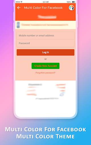 Multi Color For Facebook - Multi Color Theme screenshot 4