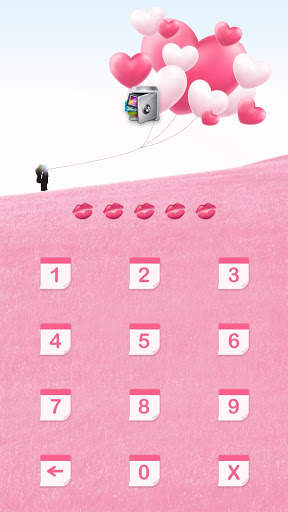 AppLock Live Theme Kiss – Paid Theme screenshot 2