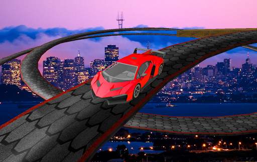 Racing Car:Impossible Tracks Sky Adventure 3D screenshot 1