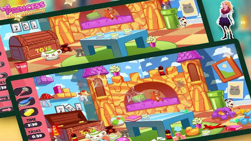 Princess baby Doll House Cleaning screenshot 12