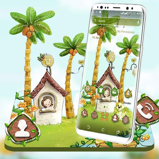 Home Coconut Tree Launcher Theme 1.3