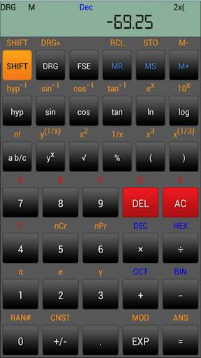 Calc ScientificCalculator free screenshot 8
