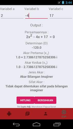 AndKuadrat - Square Root Equation Calculator скриншот 7