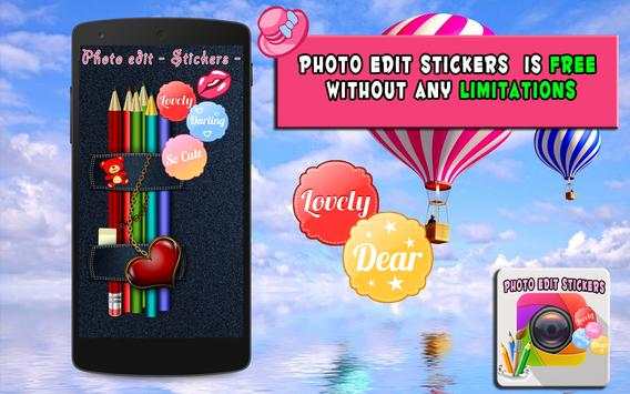 Photo Edit Stickers screenshot 1