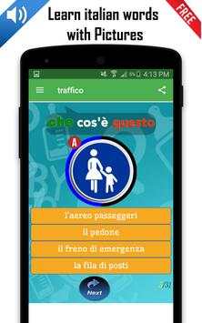 Learn italian words with Pictures screenshot 2
