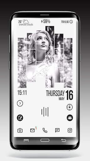 Black&White theme for Total Launcher screenshot 1