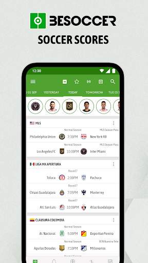 BeSoccer - Soccer Live Score screenshot 1