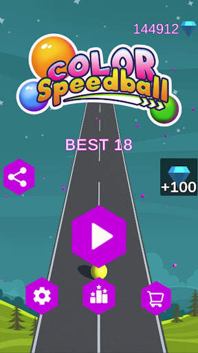 Color Speedball: 3D Road Color Ball Run with Music screenshot 5