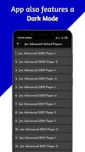 Jee Advanced Solved Papers Offline screenshot 3