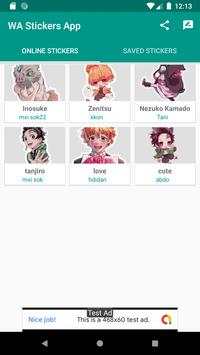 Whatsapp stickers  demon slayer screenshot 8