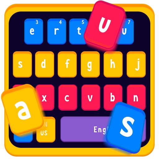 Colorful Magic Cubes Keyboard Theme 10001001
