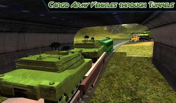US Military Cargo Train Simulator: Railroad Game screenshot 15