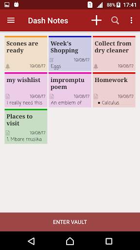 Dash Notes - Notes, Reminders and Checklists screenshot 1