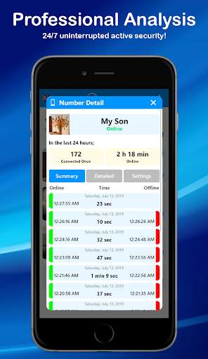 Online Tracker for WhatsApp: App Usage Tracker screenshot 1