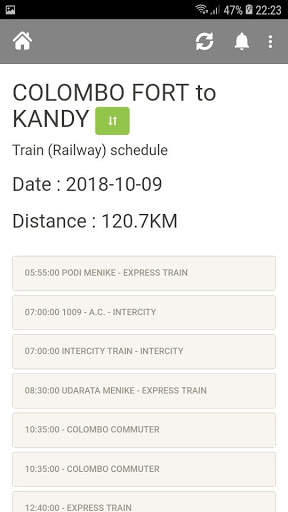Train Schedule - Sri Lanka screenshot 3