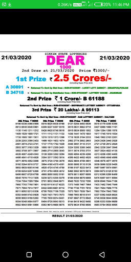 Dhankesari Lottery Sambad Results App screenshot 7