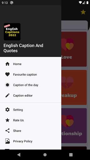 English Caption-Quotes ,Status screenshot 3
