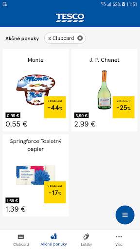 Clubcard Tesco Slovensko screenshot 3