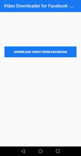 Facebook Video Downloader, Download Facebook Video screenshot 1