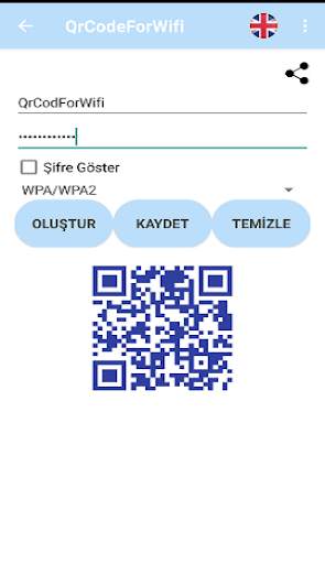 Qr Code Generate/Scan/Connection Wifi screenshot 3