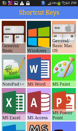 Computer Shortcut Keys screenshot 2