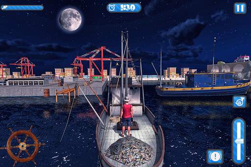 Big Fishing Ship Simulator 3D screenshot 6