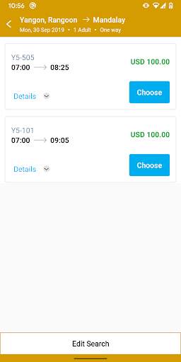Golden Myanmar Airlines screenshot 2