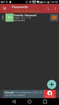 Password Safe(Fingerprint login, cloud data sync) 4 تصوير الشاشة