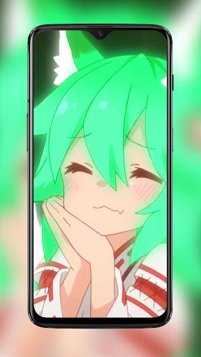 Senko Rainbow Fox Anime Girl Live Wallpapers screenshot 4
