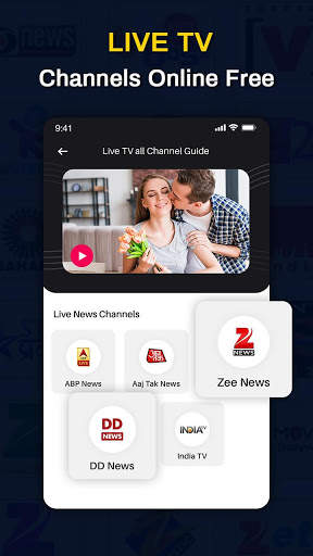 Indian Live TV Channels Free Online Guide screenshot 3