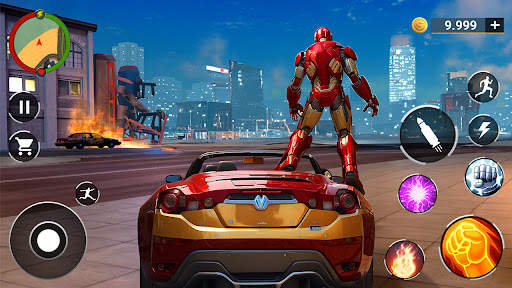 Iron Fighting: Hero Rope Game screenshot 2