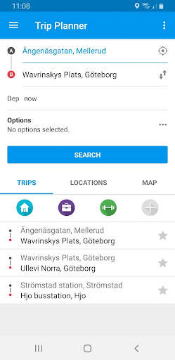 Travel planner screenshot 1