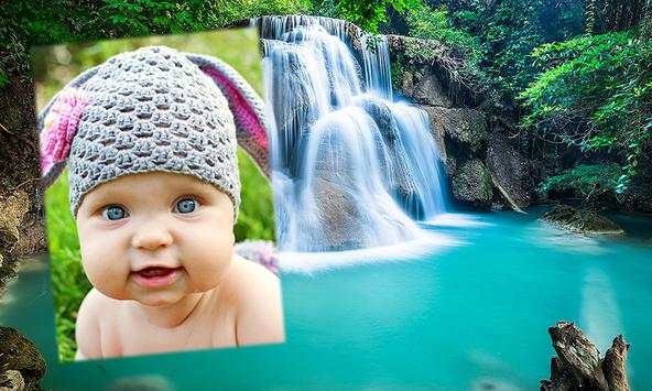 bingkai foto air terjun screenshot 11