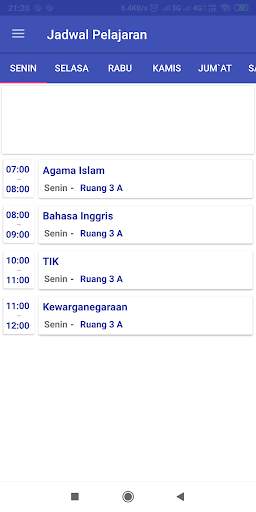 Jadwal Pelajaran screenshot 2