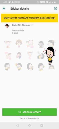 Animated Love Stickers for WhatsApp - WAStickerApp screenshot 4