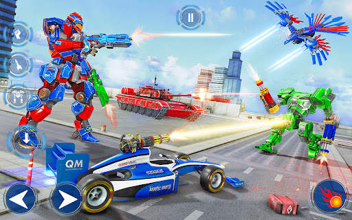 Police Tank Robot Transform 3d screenshot 4