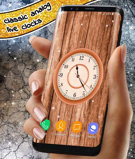 Analog Clock App ❤️ Classic Live Wallpaper Themes screenshot 3