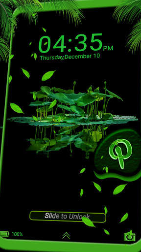 Green Leaves Theme Launcher screenshot 3